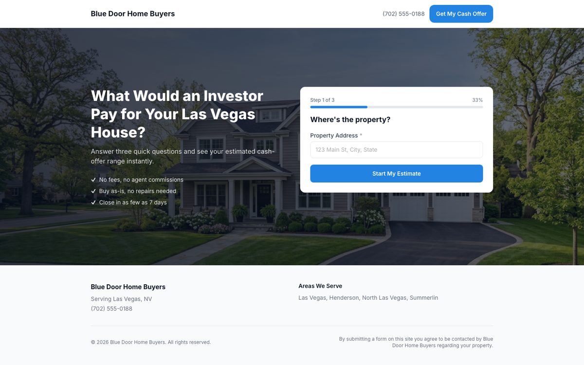 Offer Calculator funnel preview